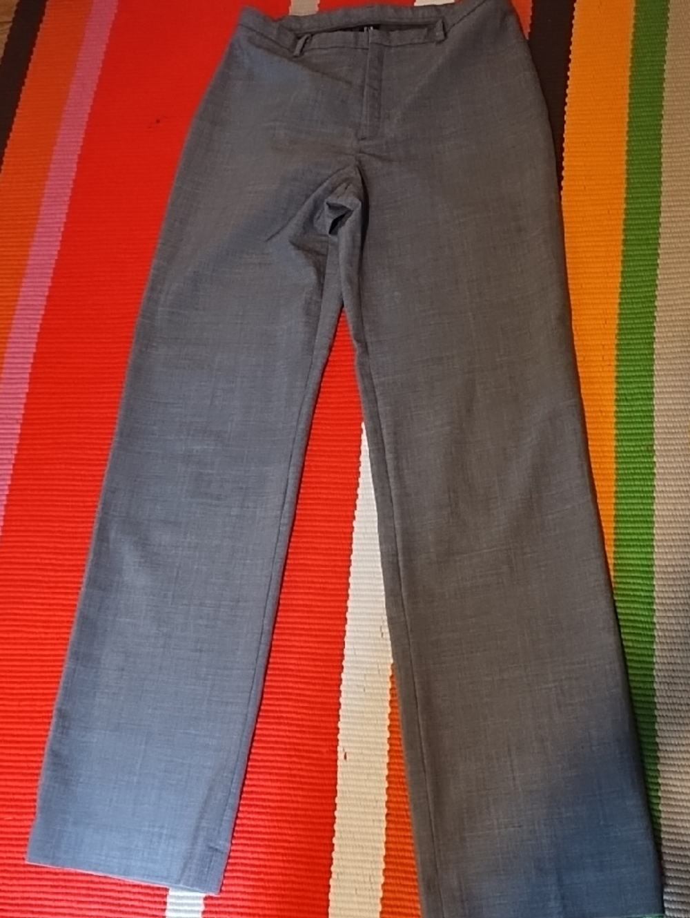 GAP Women's Gray Straight-Leg Trousers EUC Size 4.